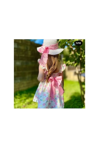 Azra Fiyonklu Elbise Pembe
