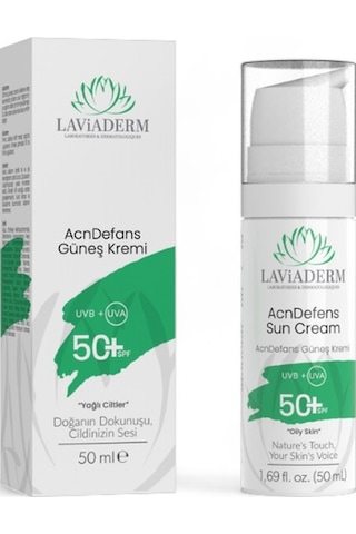 Akne Karşıtı Doğal Güneş Kremi 50+ Spf