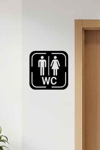 Wc Tabelası, Tuvalet Levhası, Kadın Erkek Tabela, Yönlendirme Levhaları 34