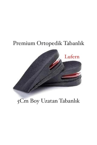 Premium Boy Uzatan Tabanlık 5 Cm Gizli Topuk Yüksek Taban Gizli Boy Uzatıcı Konforlu Ortopedik