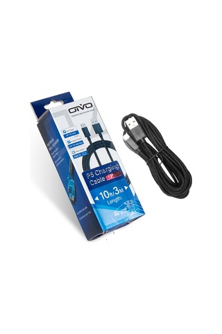 Cbtx Oıvo Iv-p5229 Sony Uyumlu Ps5 Oyun Denetleyicisi Usb İçin Type-c Şarj Kablosu Örgülü Kablosu