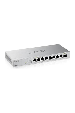 8port Xmg-108 2.5 Gigabit-1-sfp 10gbe Yönetilemez Switch Metal