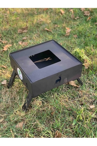 Pratikoutdoor Katlanır Ayaklı Ateş Çukuru Şömine Kare Sku: Smg8690010016300
