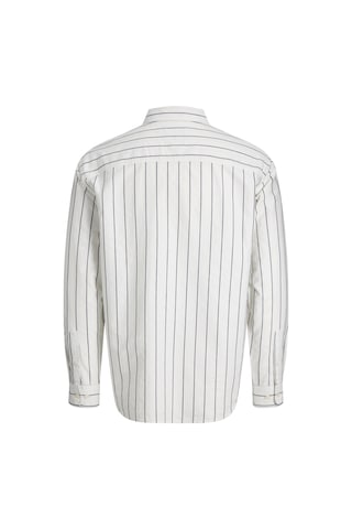 Jack & Jones Erkek Relaxed Fit Uzun Kollu Gömlek - Axel - 12298893 White