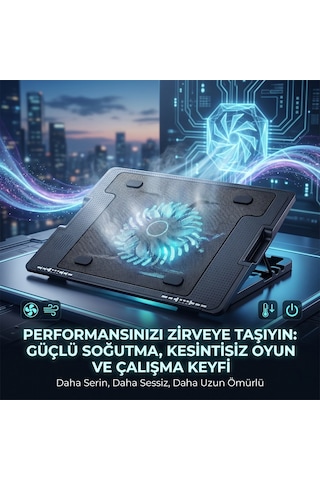 Ergonomik Laptop Yükseltici Ve Soğutucu - Tüm Modellere Uygun Performans Serisi / Wiks