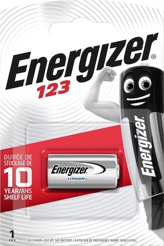 Energizer CR123A 3V Lityum Düğme Pil