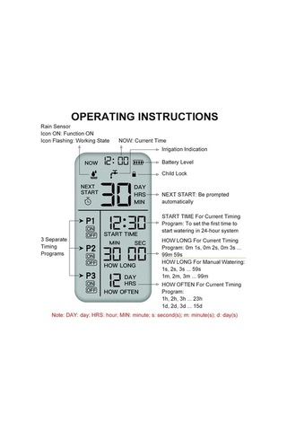 Delta Elektronik Su Zamanlayıcısı