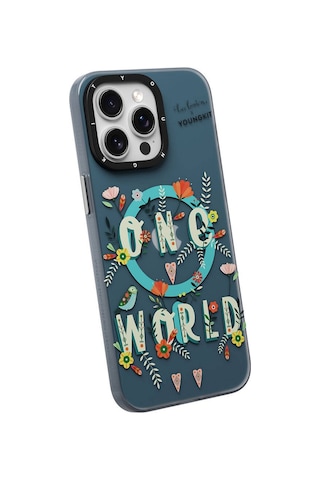 Apple Uyumlu iPhone 15 Pro Kılıf Magsafe Özellikli Bee Brown Youngkit Colorful Life Serisi Turkuaz