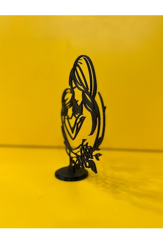 Anneler Günü Özel Anne Çocuk Temalı Biblo 18 Cm Plastik