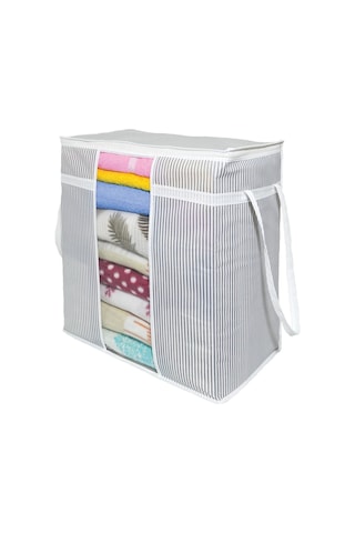 Pencereli Saklama Çantası - Gri K0 Çok Renkli