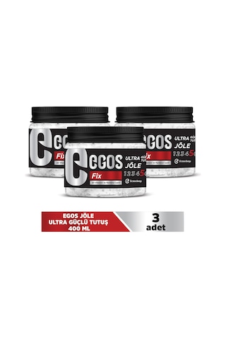 Egos Jöle Ultra Güçlü Tutuş 400 ml 3'lü