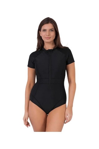 Bayanlar İçin Basit Düz Bikini Mayo Siyah