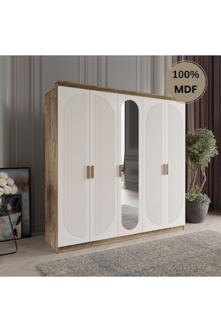 Soho 5 Kapak Mdf Gardırop Aytaşı