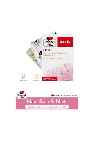 Doppelherz Akitv Hsn Hair,skin,nail 30 Tablet