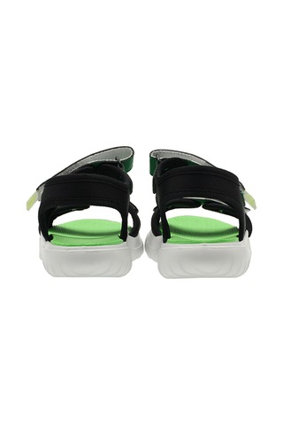 Panço Unisex Çocuk Çift Bantlı Cırt Cırtlı Siyah Sandalet 2312uk10003