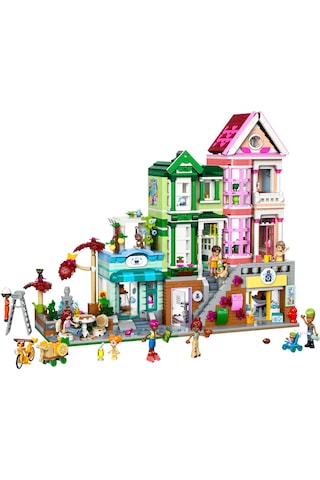 LEGO® Friends Heartlake City Daireleri ve Mağazaları 42670 - 12 Yaş ve Üzeri Gençler için Mini Bebek İçeren Oyuncak Yapım Seti (2040P)