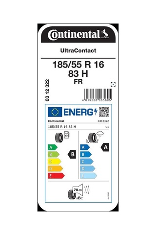 Continental 185/55 R16 83H FR Ultracontact Yaz Lastiği 2025