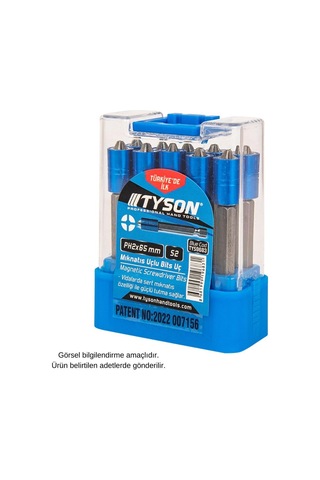 Kupa Tyson Mıknatıslı Bits Uç - Tek Yönlü - Ph2 Yıldız - 6.5 Cm. - 1 Adet