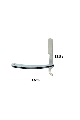 Sedef Krom Renkli 12 Adet Tıraş Kuaför Usturası