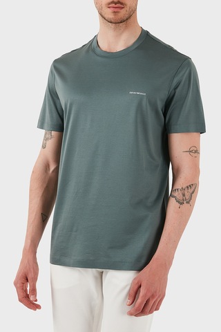 Emporio Armani Erkek T Shirt 8n1td8 1juvz U9083 Yeşil Yeşil