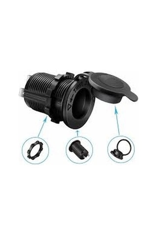 Oto Çakmak Fiş Çakmaklık Dişi Pano Tip 30Mm Şase Monteli N11.3237