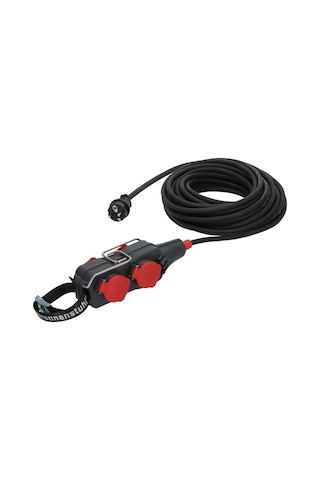 Brennenstuhl Profesyonel Powerblock Serisi Ip54 Lisanslı Asma Aparatlı 4 Soketli 15 Metre Kablolu Seyyar Uzatma Priz H07rn-f 3g1.5