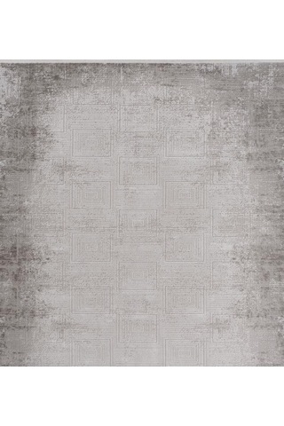 Gabardin Halı Omega 381d Serisi Triko Akrilik Salon Oturma Yatak Odası Halısı Gri