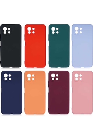 Kilifone - Mi 11 Lite Uyumlu - Kılıf İçi Kadife Koruyucu Mara Lansman Kapak - Siyah