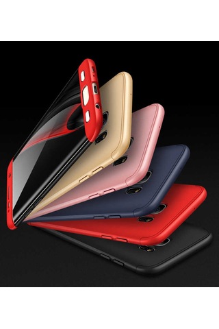 Samsung Galaxy Uyumlu S7 Edge Kılıf Zore Ays Kapak Kırmızı