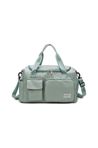 Skycity Yeşil Su Geçirmez Spor Çanta - Geniş Hacimli, Kuru-ıslak Bölmeli, Fitness-yoga-seyahat İçin Mint Yeşili