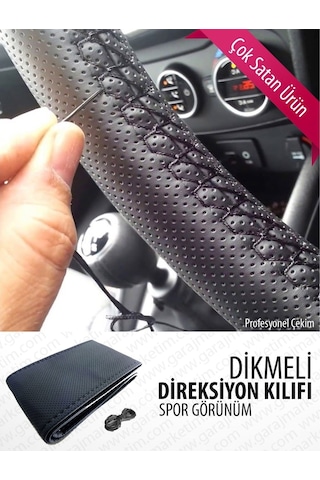 Direksiyon Kılıfı Noktalı Deri Dikişli Dikmeli Dikme Kılıf (464028366)
