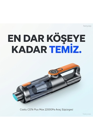 Castu Cs76 Plus Max 22000pa Araç Süpurgesi ...