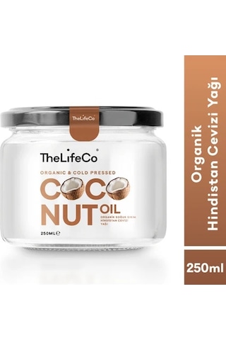TheLifeCo Organik Hindistan Cevizi Yağı 250 ML