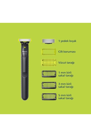 Philips Oneblade Qp1624/10 Yüz + Vücut 8 Saat