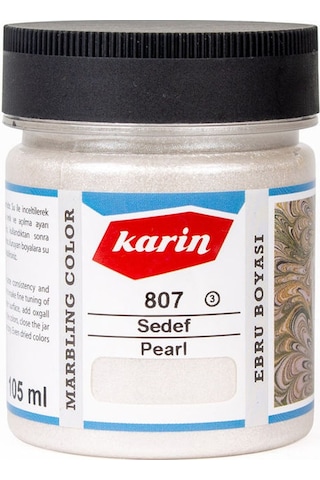 Karin Geleneksel Ebru Boyası 807 Sedef 105 Ml