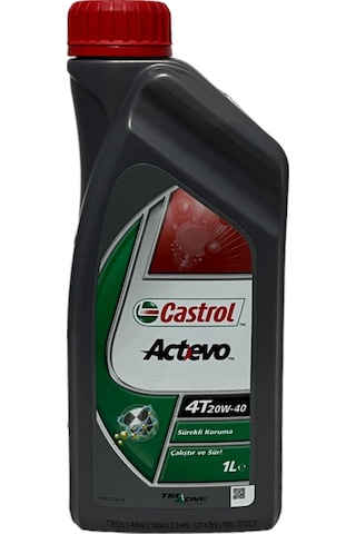 Castrol Actevo 20W-40 4T Motor Yağı 2 x 1 L