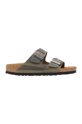 Birkenstock Arizona Leoi Faded Khaki Unisex Terlik Haki