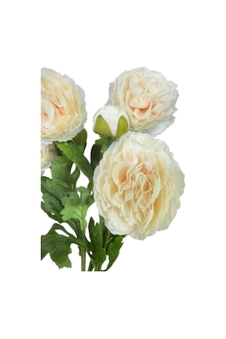 Yapay Çiçek Şakayık Çiçeği Soft Pembe Renk 2 Çiçek 1 Tomurcuk 50cm Pembe