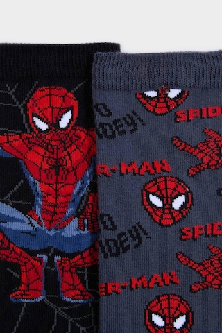 DeFacto Erkek Çocuk Marvel Spiderman 2'li Pamuklu Uzun Çorap E5167A8NSKR1