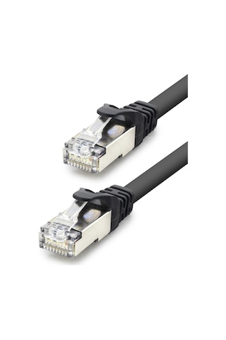 Cat7 Ethernet Patch Kablosu 10 Gbps 600 Mhz 1.5 M - Siyah Hdx5091