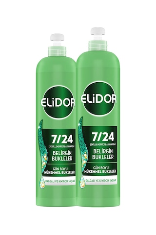 Elidor 7/24 Şekillendirici Bakım Kremi Belirgin Bukleler 240 Ml X2