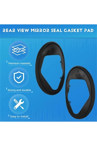 Mını Cooper R50 R52 R53 İçin Araba Kapısı Yan Ayna Contası Kauçuk Ped Sızdırmazlık Halkası - Mükemmel Uyum Ve Güvenilir Sızdırmazlık