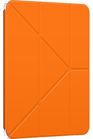Apple Uyumlu iPad Pro 11 2024 Amazingthing Minimal Serisi Katlanabilir Standlı Kılıf Turuncu Kapaklı Kılıf