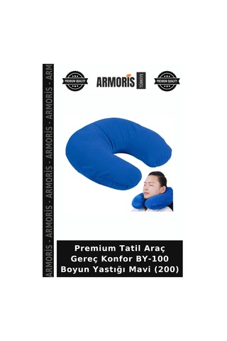 Premium Tatil Araç Gereç Konfor By-100 Boyun Yastığı Mavi 200