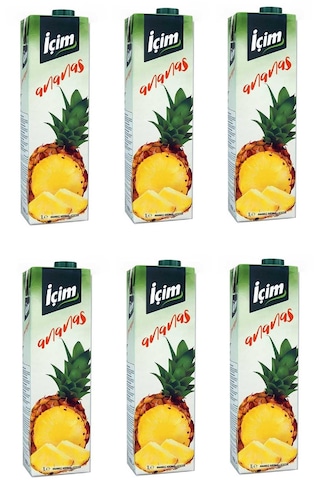 İçim Meyve Suyu Ananas 1 Lt X 6 Adet