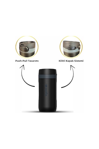 Igloo Squid Termos 410ml-siyah Siyah