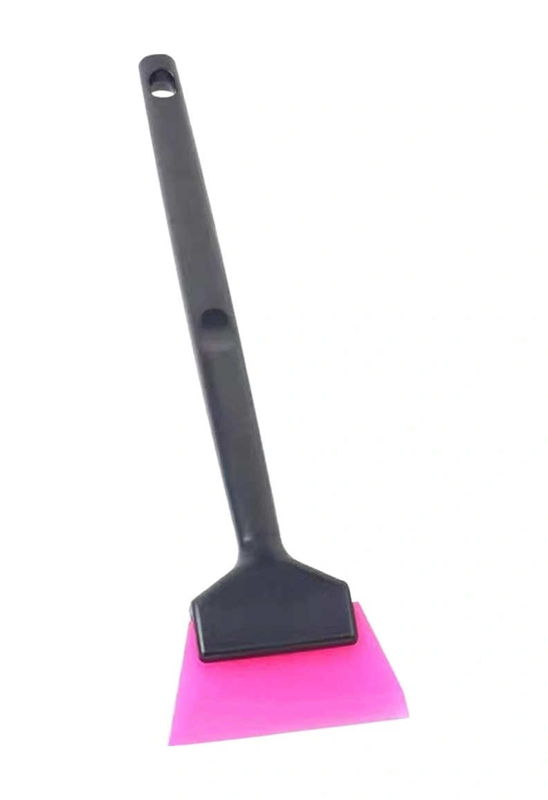 Mini Saplı Silikon Çekçek Ragle Cam Filmi Çekme Uygulama Aparatı 6x22cm Siyah Pembe