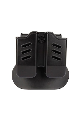 Bg Black Grips Taktik Polimer Çiftli Şarjörlük Siyah Renk