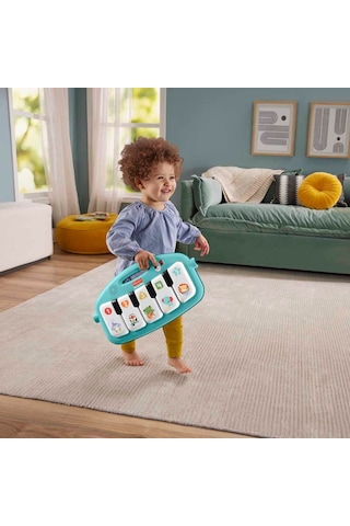 Fisher Price Sesli Ve Işıklı Neşeli Hayvanlar Piyanolu Oyun Halısı Hwy49