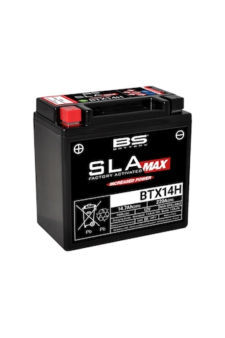 Btx14h Sla Max 2003-2018 Suzuki Burgman An 650 Abs Akü Bs Jel Akü
